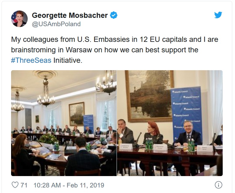 Georgette Mosbacher about the Three Seas Initiative