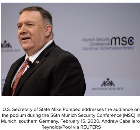 Pompeo calls China virus response 'paltry' compared to damage done