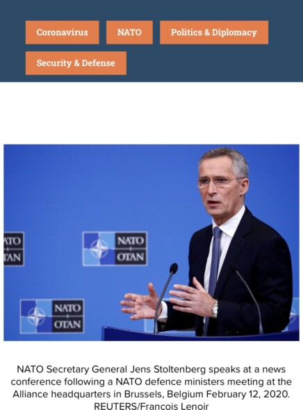 NATO secretary general unveils his vision for the Alliance’s future